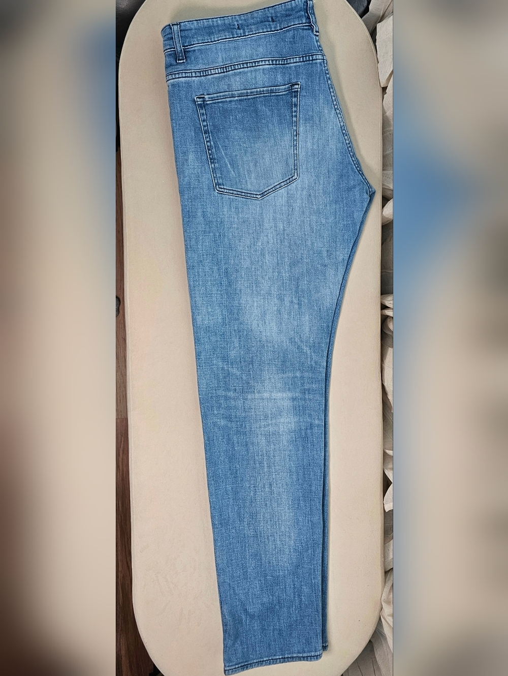 Hugo Boss Men’s Jeans 38x32 Light Wash Stretch Denim Slim Fit Italian Fabric
